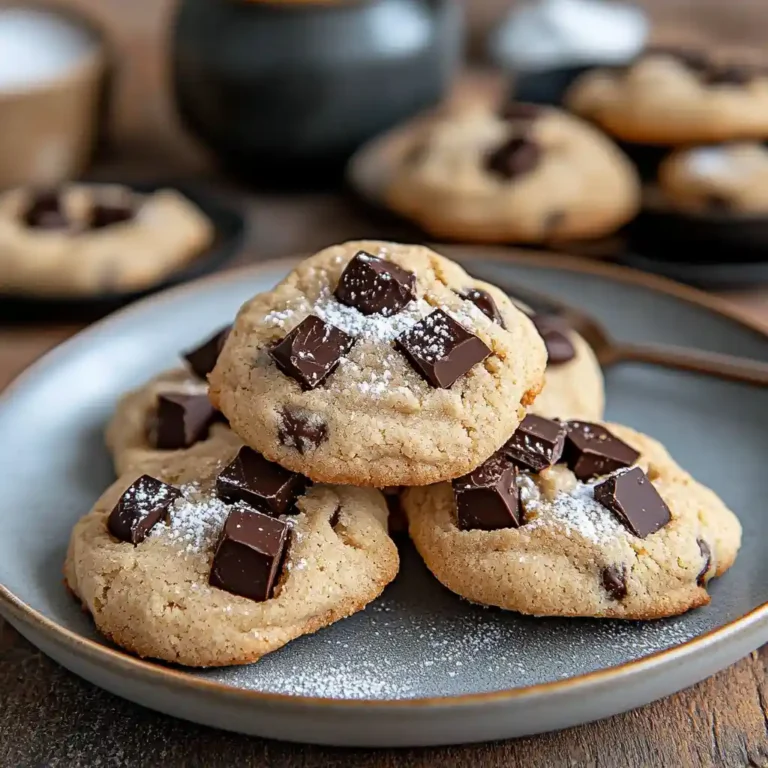 Low Sugar Chocolate Chip Cookies