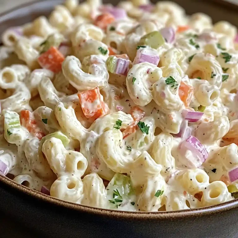macaroni salad on plat