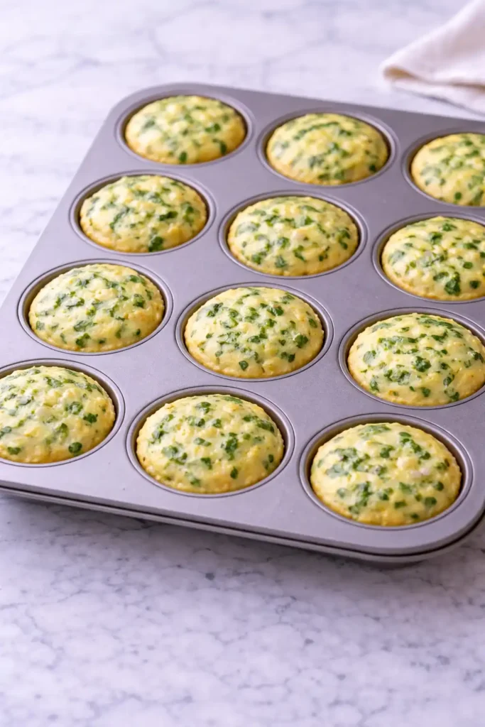 cottage cheese egg bites step 5 baked until puffed lightly golden and just set